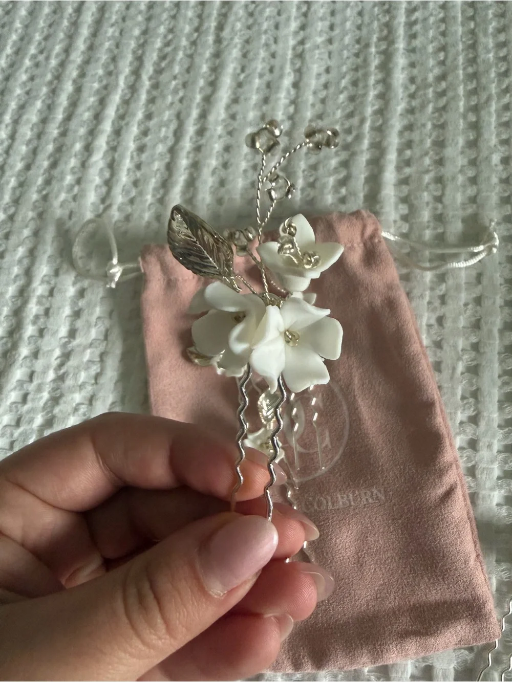 Dareth Colburn Floral Bridal Sara Hairpins